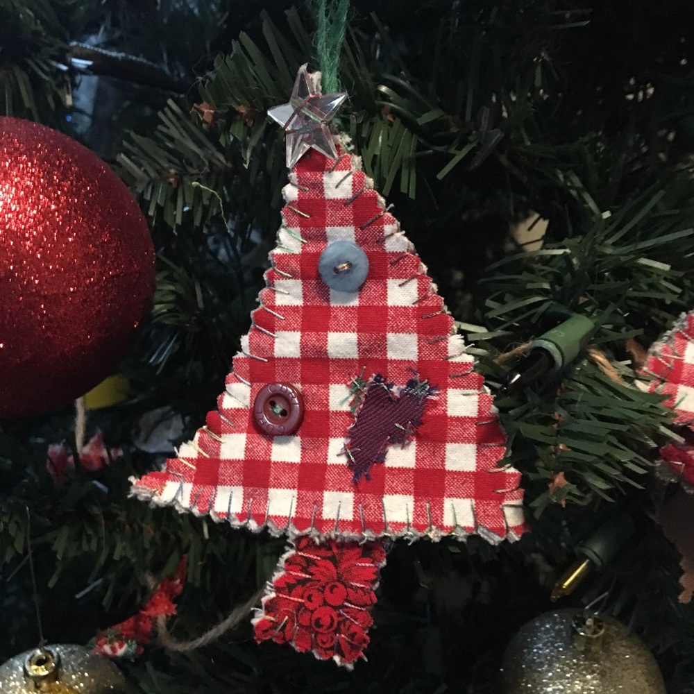 Handmade farmhouse ornaments